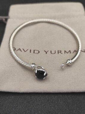 David Yurman 925 Silver Bracelet with Original Pouch